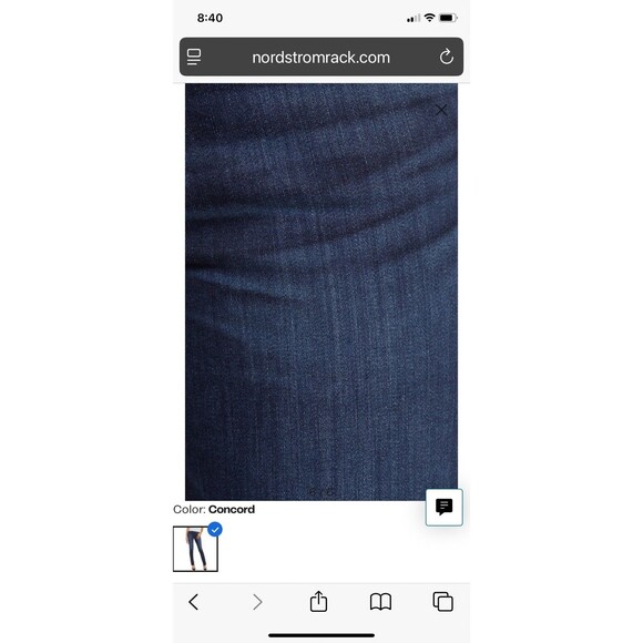 AG Adriano Goldschmied Jeans Womens 26R The Harper Essential Straight Dark Wash - Picture 5 of 6